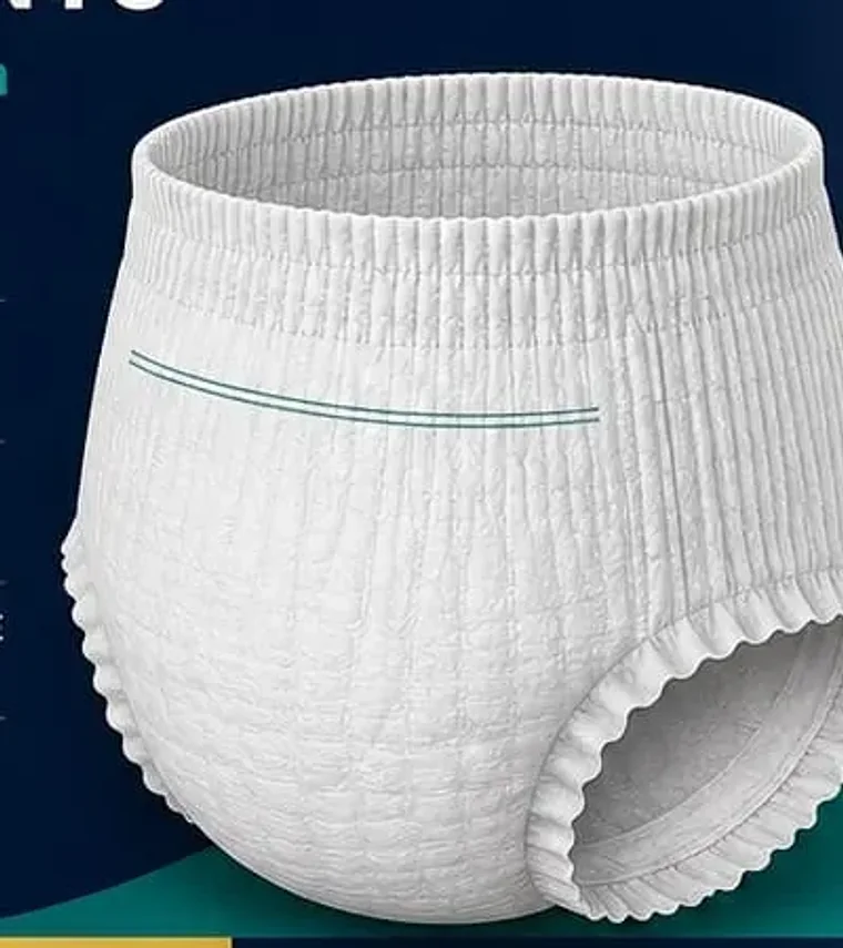 Aaegis Secure pull-up pant showing the stretch waistband and cloth like surface