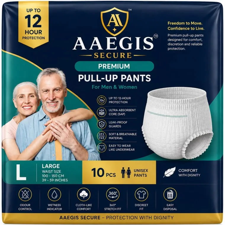 Aaegis Secure Premium Pull-Up Pants size Large pack of ten